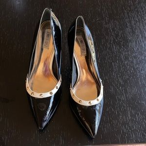 Black and cream heel size 9 1/2